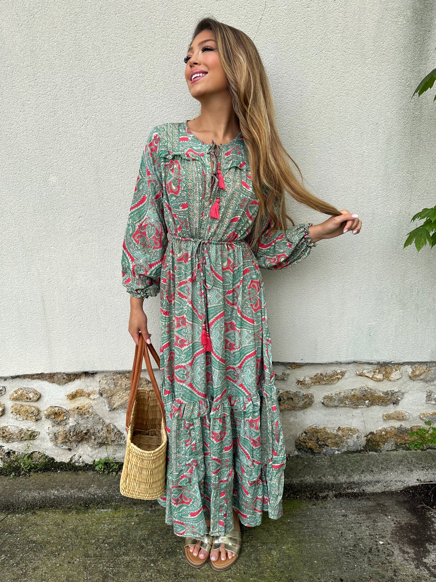 Robe longue Palm